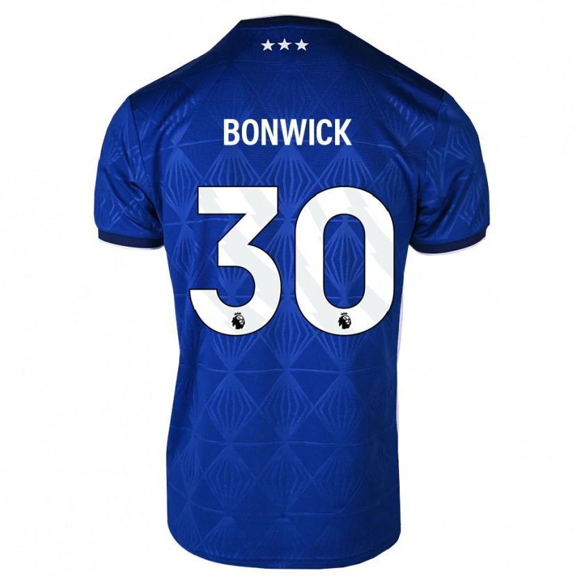 Danxen Homme Maillot Kaci-Jai Bonwick #30 Bleu Moyen Blanc Rouge Tenues Domicile 2026/27 T-Shirt