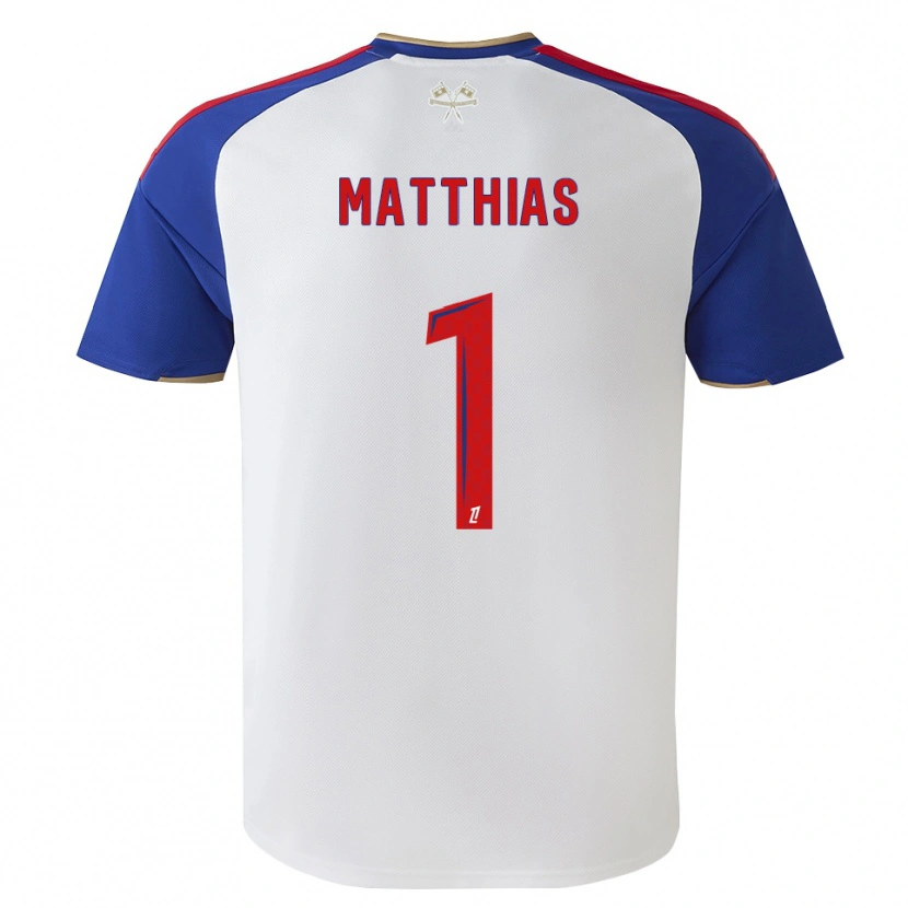 Danxen Homme Maillot Matthias Da Silva #1 Bleu Royal Rouge Blanc Tenues Domicile 2026/27 T-Shirt