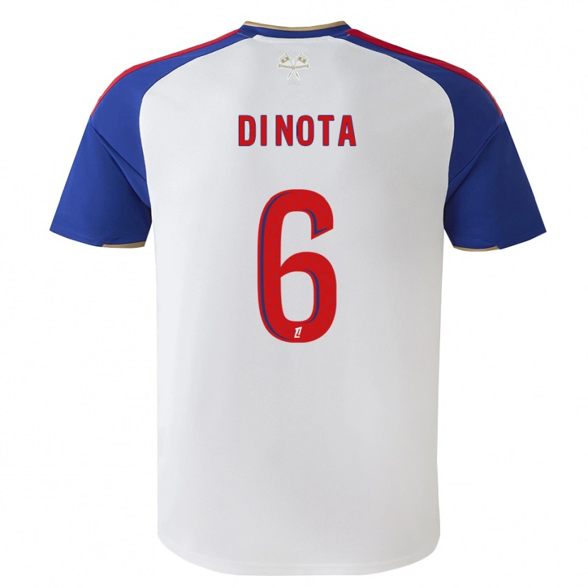 Danxen Homme Maillot Lylian Di Nota #6 Bleu Royal Rouge Blanc Tenues Domicile 2026/27 T-Shirt