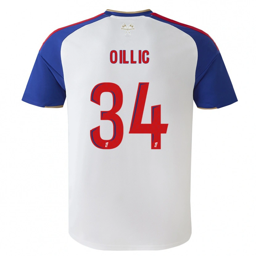 Danxen Homme Maillot Laureen Oillic #34 Bleu Royal Rouge Blanc Tenues Domicile 2026/27 T-Shirt