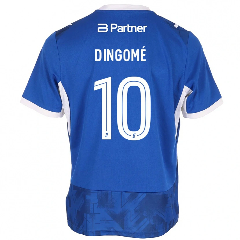 Danxen Homme Maillot Tristan Dingomé #10 Bleu Moyen Blanc Tenues Domicile 2026/27 T-Shirt