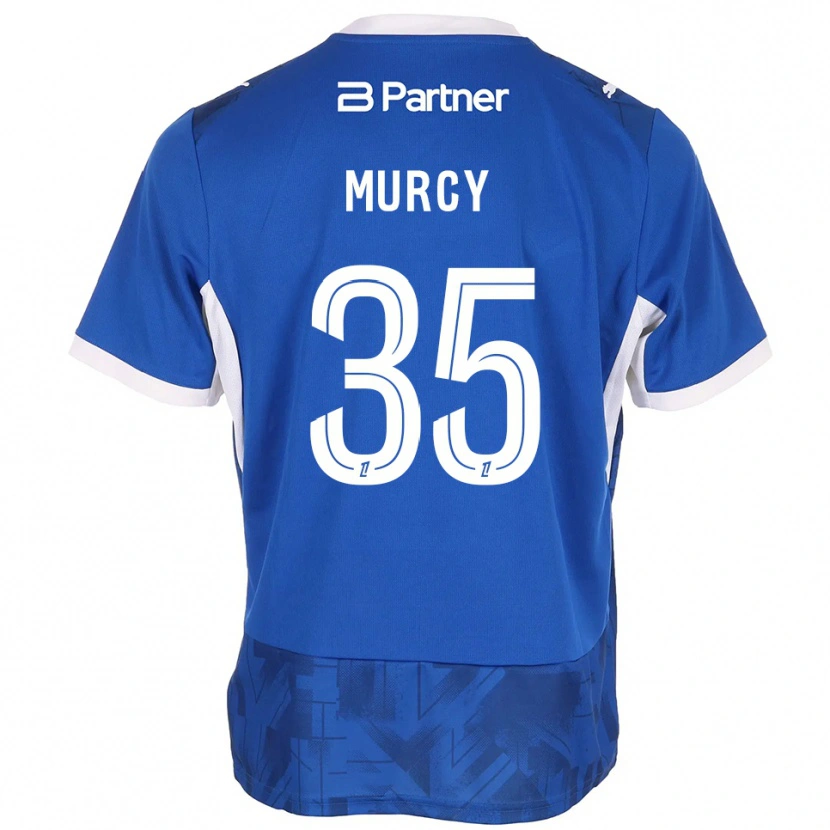 Danxen Homme Maillot Roman Murcy #35 Bleu Moyen Blanc Tenues Domicile 2026/27 T-Shirt