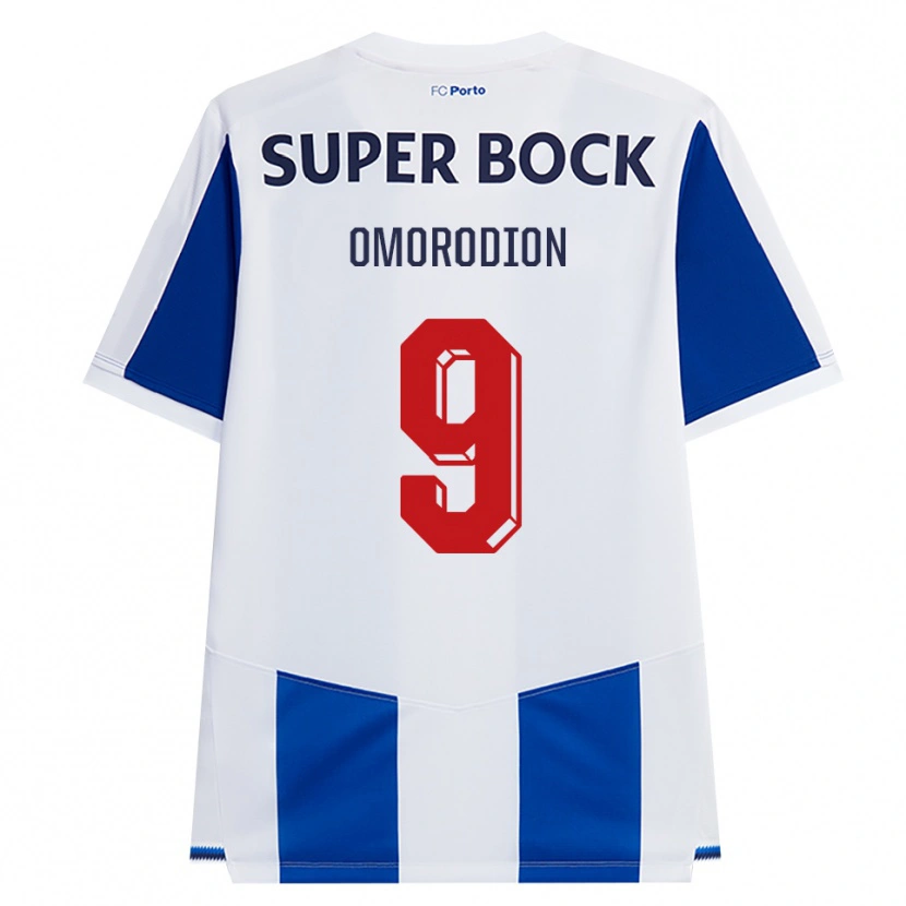 Danxen Homme Maillot Samu Aghehowa #9 Bleu Blanc Rouge Tenues Domicile 2026/27 T-Shirt