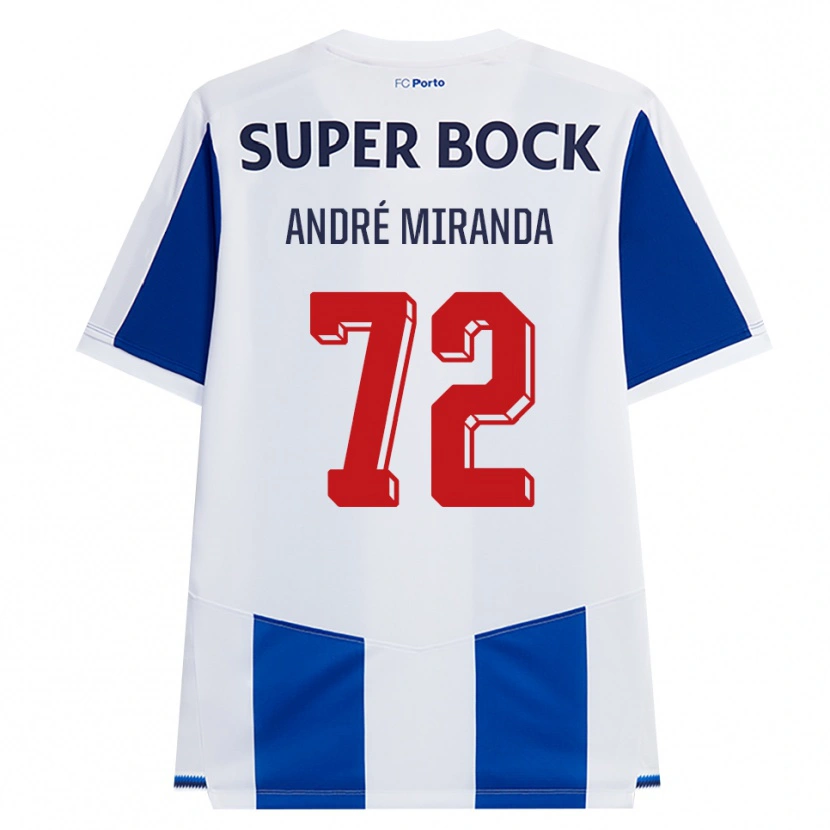 Danxen Homme Maillot André Miranda #72 Bleu Blanc Rouge Tenues Domicile 2026/27 T-Shirt
