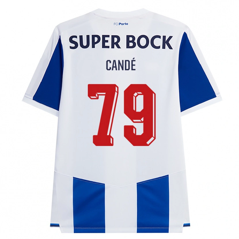 Danxen Homme Maillot Umaro Candé #79 Bleu Blanc Rouge Tenues Domicile 2026/27 T-Shirt
