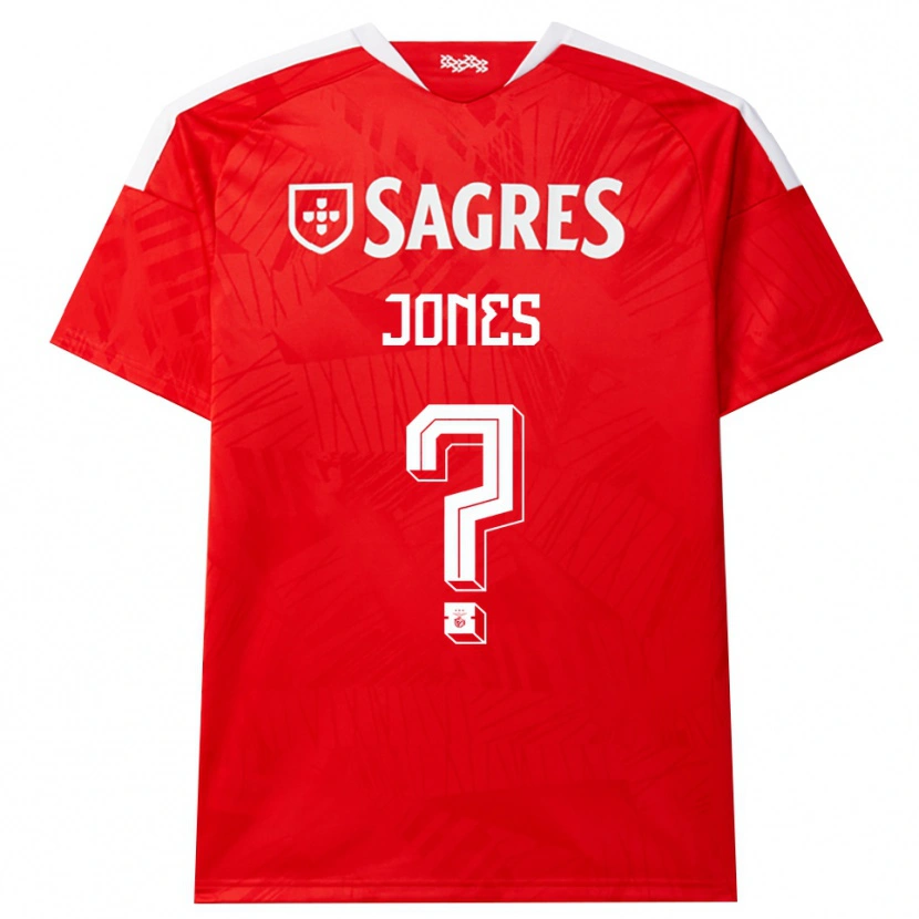 Danxen Homme Maillot Jaylen Jones #0 Rouge Blanc Jaune Tenues Domicile 2026/27 T-Shirt