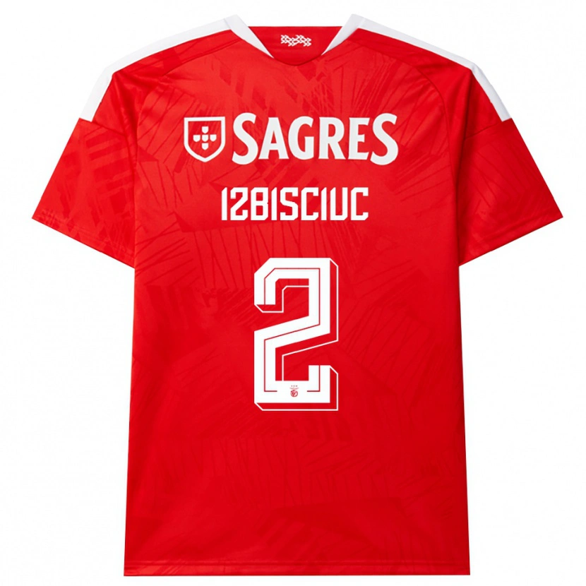 Danxen Homme Maillot Pedro Izbisciuc #2 Rouge Blanc Jaune Tenues Domicile 2026/27 T-Shirt