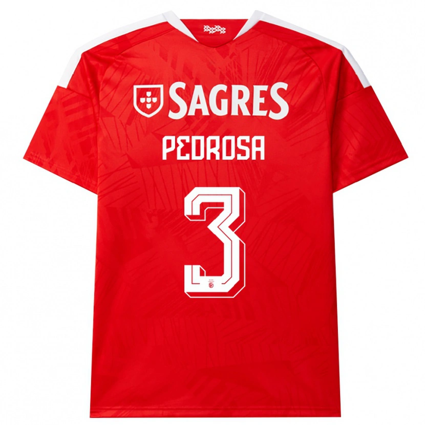 Danxen Homme Maillot Tomás Pedrosa #3 Rouge Blanc Jaune Tenues Domicile 2026/27 T-Shirt