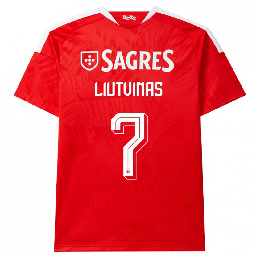 Danxen Homme Maillot Kristupas Liutvinas #7 Rouge Blanc Jaune Tenues Domicile 2026/27 T-Shirt