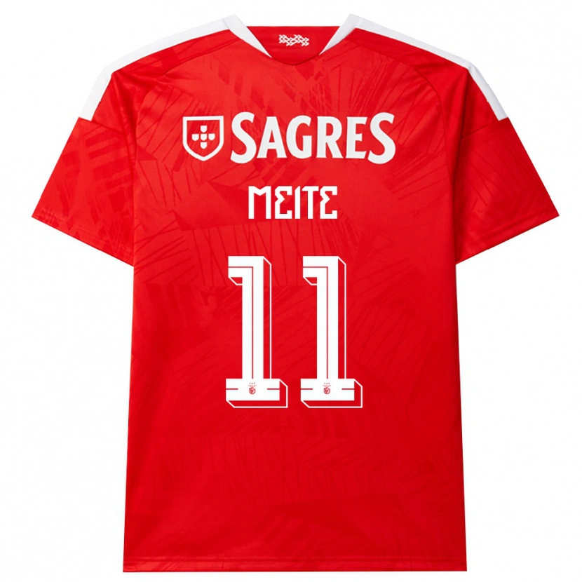 Danxen Homme Maillot Soualiho Meite #11 Rouge Blanc Jaune Tenues Domicile 2026/27 T-Shirt