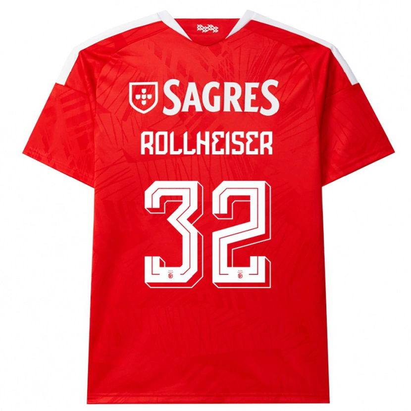 Danxen Homme Maillot Benjamín Rollheiser #32 Rouge Blanc Jaune Tenues Domicile 2026/27 T-Shirt