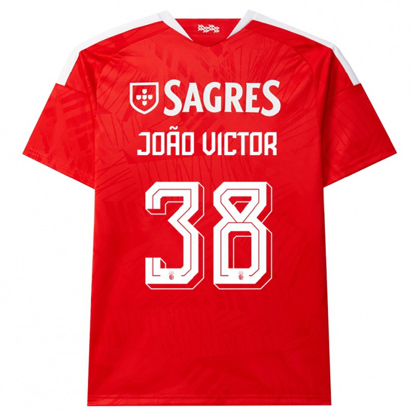 Danxen Homme Maillot Joao Victor #38 Rouge Blanc Jaune Tenues Domicile 2026/27 T-Shirt