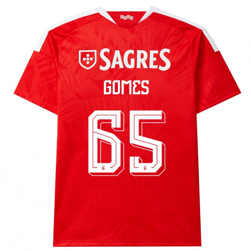 Danxen Homme Maillot André Gomes #65 Rouge Blanc Jaune Tenues Domicile 2026/27 T-Shirt