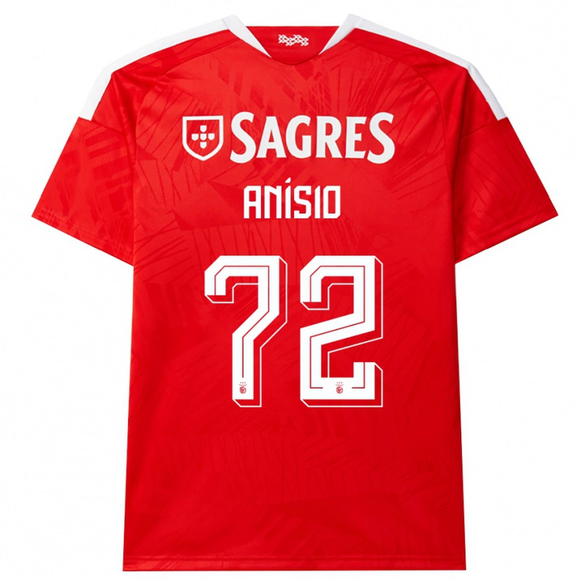 Danxen Homme Maillot Anísio Cabral #72 Rouge Blanc Jaune Tenues Domicile 2026/27 T-Shirt