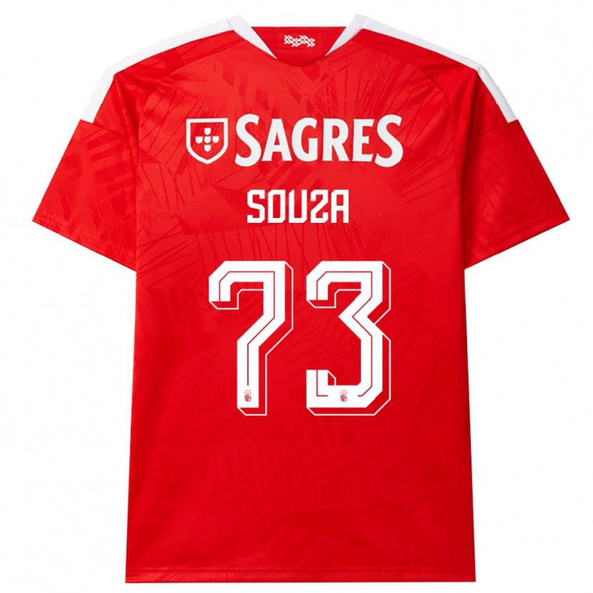 Danxen Homme Maillot Beni Souza #73 Rouge Blanc Jaune Tenues Domicile 2026/27 T-Shirt