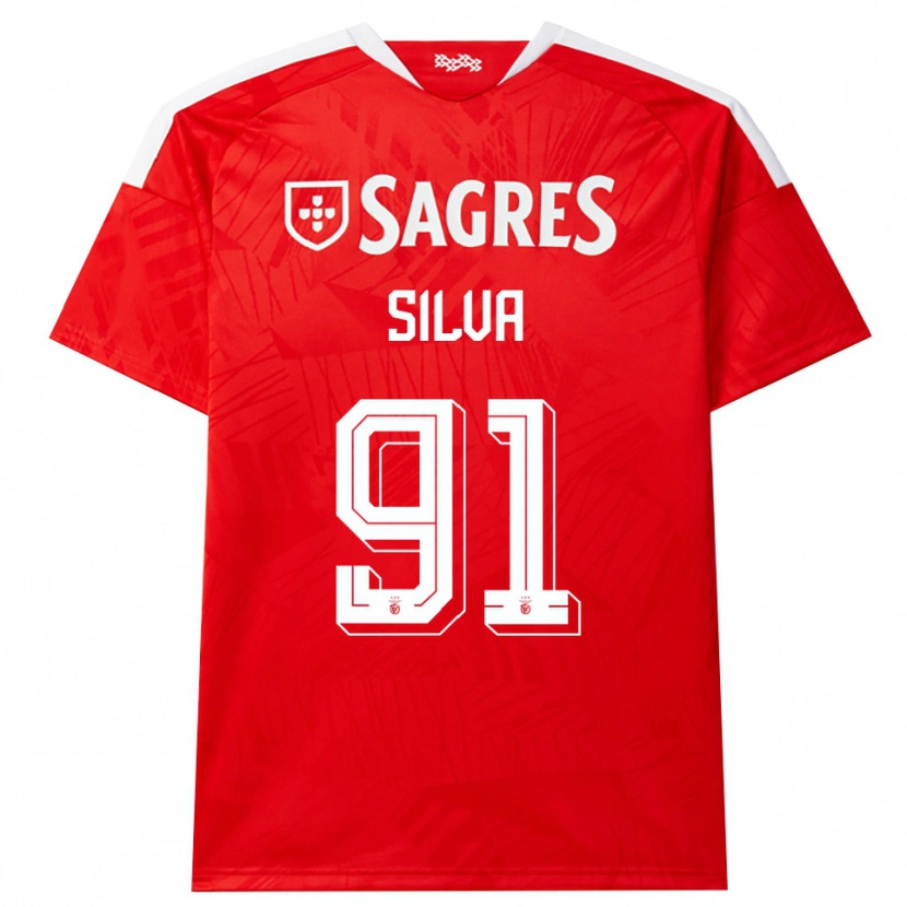 Danxen Homme Maillot Francisco Silva #91 Rouge Blanc Jaune Tenues Domicile 2026/27 T-Shirt