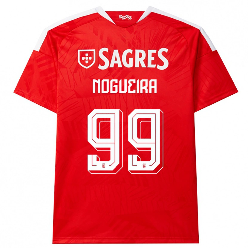 Danxen Homme Maillot Beatriz Nogueira #99 Rouge Blanc Jaune Tenues Domicile 2026/27 T-Shirt