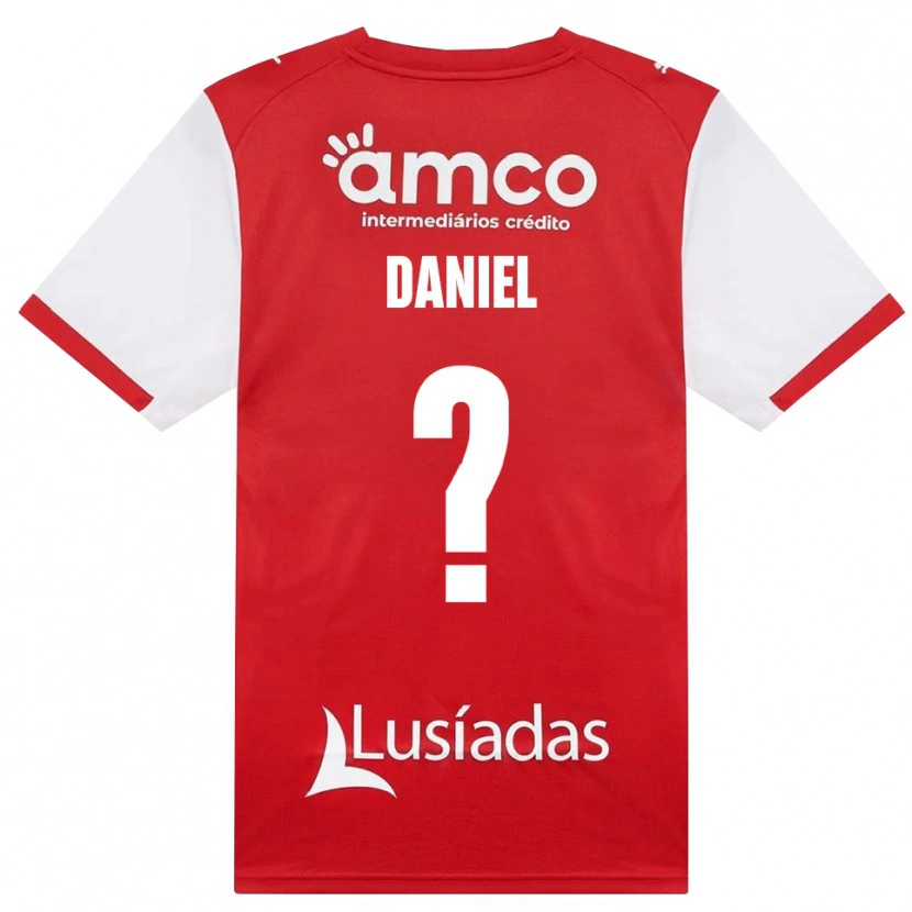 Danxen Homme Maillot Paulo Daniel #0 Blanc Rouge Noir Tenues Domicile 2026/27 T-Shirt