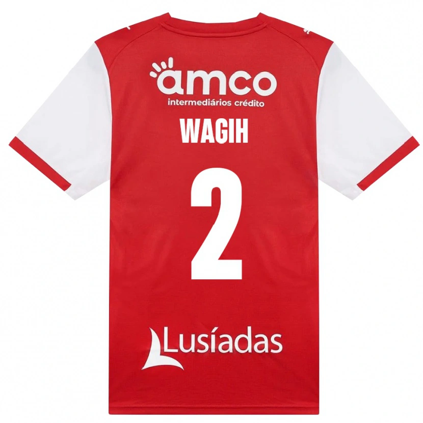 Danxen Homme Maillot Youssef Wagih #2 Blanc Rouge Noir Tenues Domicile 2026/27 T-Shirt