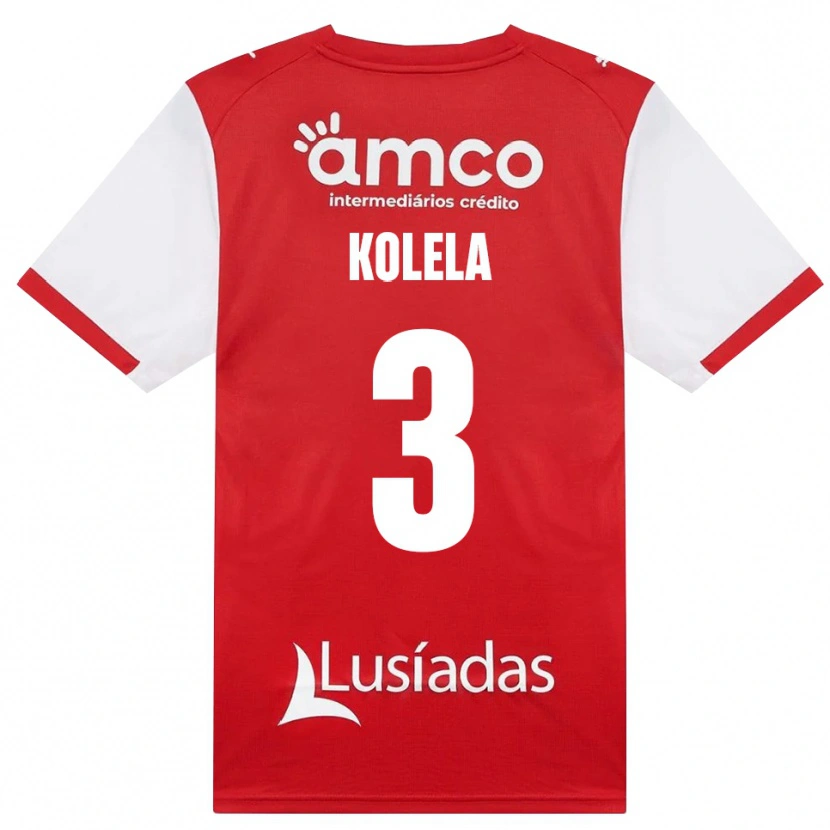 Danxen Homme Maillot Kyllian Kolela #3 Blanc Rouge Noir Tenues Domicile 2026/27 T-Shirt