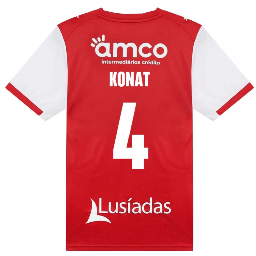 Danxen Homme Maillot Katarzyna Konat #4 Blanc Rouge Noir Tenues Domicile 2026/27 T-Shirt