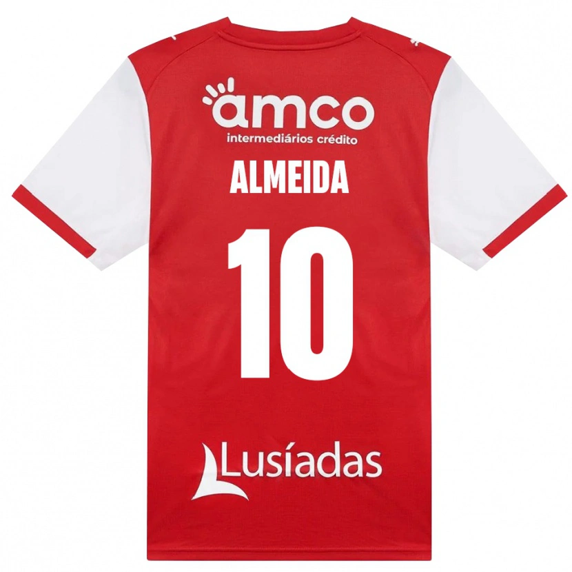 Danxen Homme Maillot Vitória Almeida #10 Blanc Rouge Noir Tenues Domicile 2026/27 T-Shirt