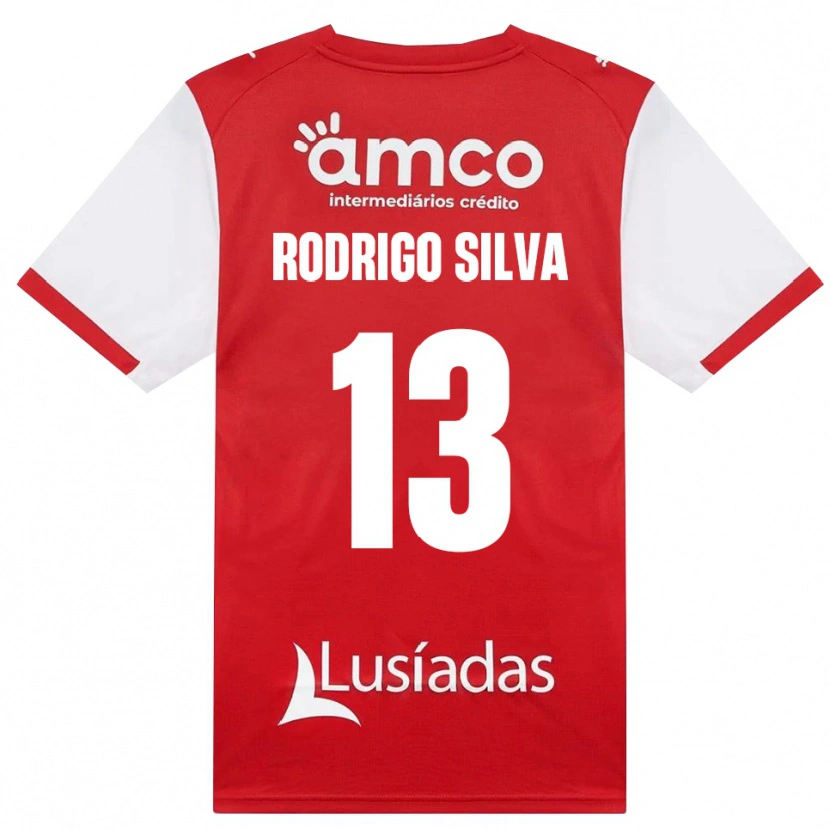 Danxen Homme Maillot Rodrigo Silva #13 Blanc Rouge Noir Tenues Domicile 2026/27 T-Shirt