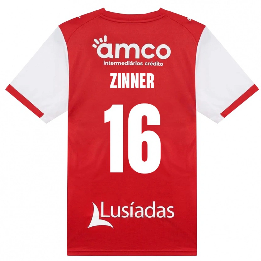 Danxen Homme Maillot Silvio Zinner #16 Blanc Rouge Noir Tenues Domicile 2026/27 T-Shirt