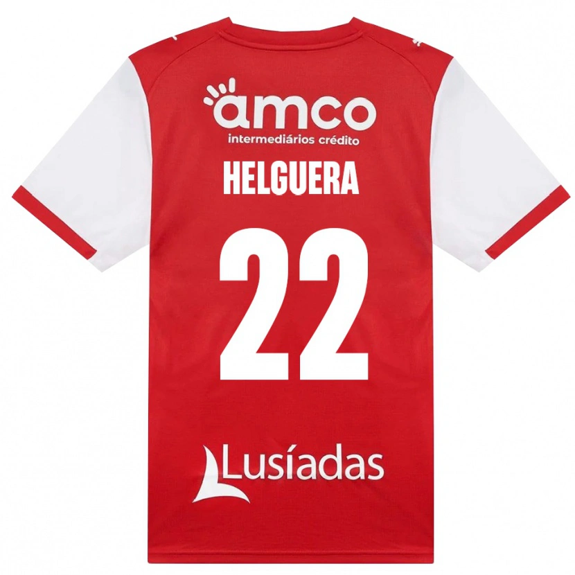 Danxen Homme Maillot Thiago Helguera #22 Blanc Rouge Noir Tenues Domicile 2026/27 T-Shirt
