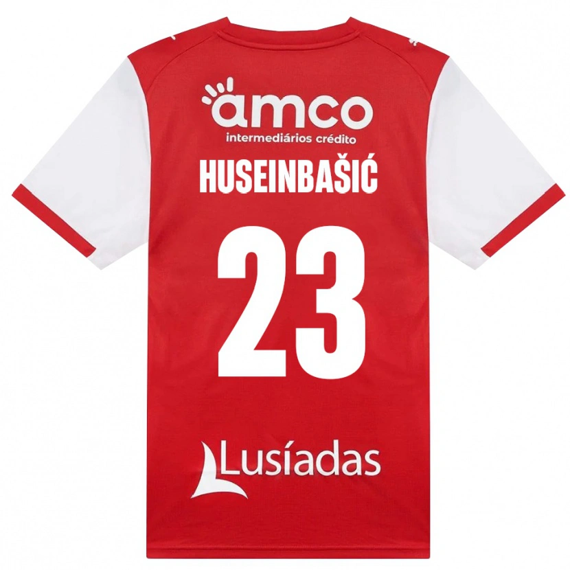 Danxen Homme Maillot Denis Huseinbasic #23 Blanc Rouge Noir Tenues Domicile 2026/27 T-Shirt