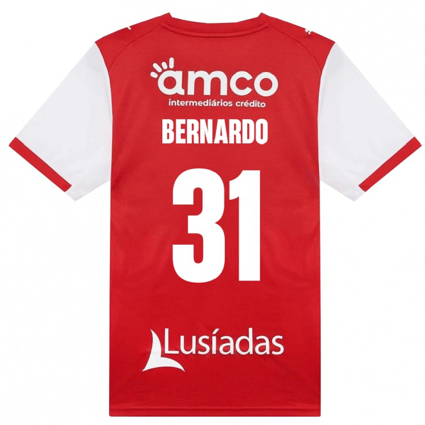 Danxen Homme Maillot Bernardo Caltabiano Parise Fontes #31 Blanc Rouge Noir Tenues Domicile 2026/27 T-Shirt