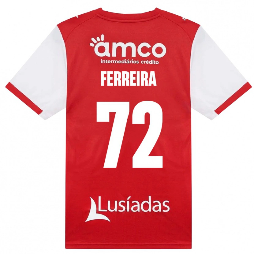 Danxen Homme Maillot André Ferreira #72 Blanc Rouge Noir Tenues Domicile 2026/27 T-Shirt