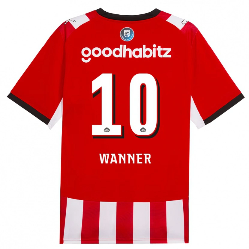 Danxen Homme Maillot Paul Wanner #10 Rouge Blanc Noir Tenues Domicile 2026/27 T-Shirt