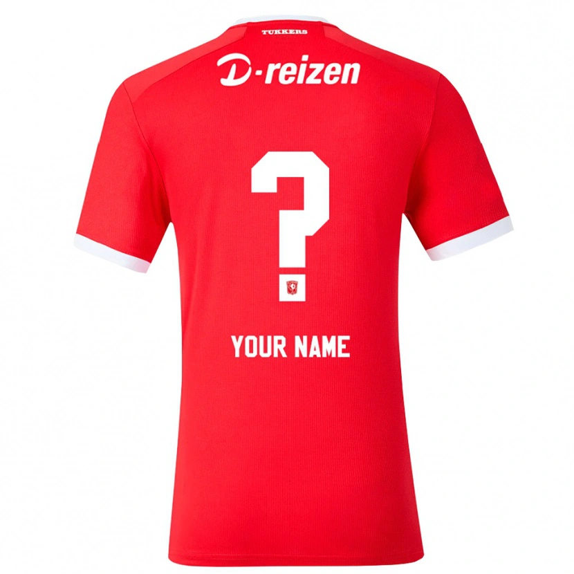 Danxen Homme Maillot Votre Nom #0 Rouge Blanc Tenues Domicile 2026/27 T-Shirt