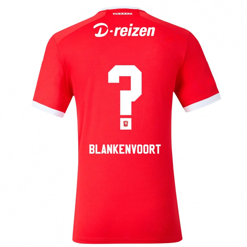 Danxen Homme Maillot Rens Blankenvoort #0 Rouge Blanc Tenues Domicile 2026/27 T-Shirt