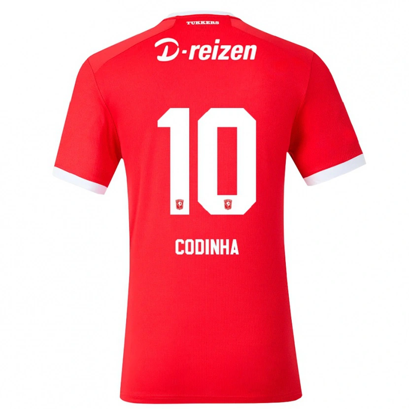 Danxen Homme Maillot Tiago Codinha #10 Rouge Blanc Tenues Domicile 2026/27 T-Shirt