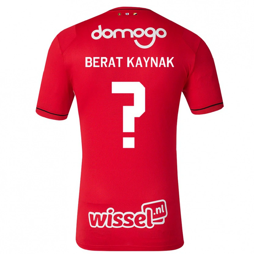 Danxen Homme Maillot Ensar Berat Kaynak #0 Rouge Blanc Noir Tenues Domicile 2026/27 T-Shirt