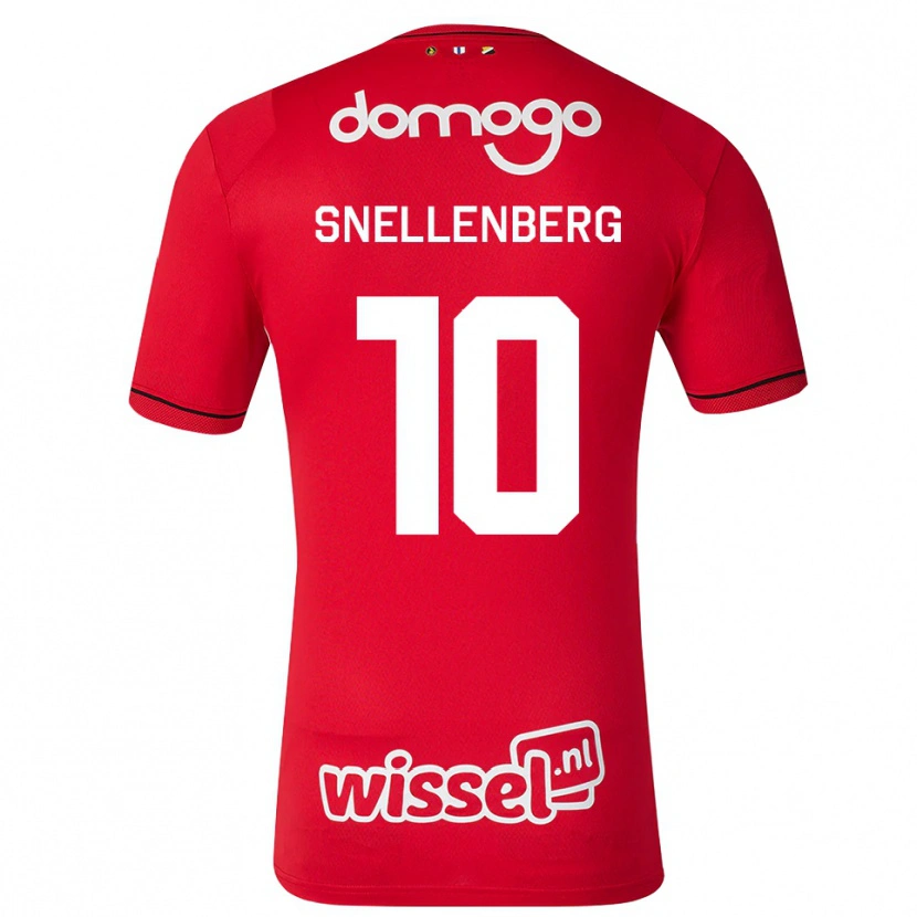 Danxen Homme Maillot Maxime Snellenberg #10 Rouge Blanc Noir Tenues Domicile 2026/27 T-Shirt