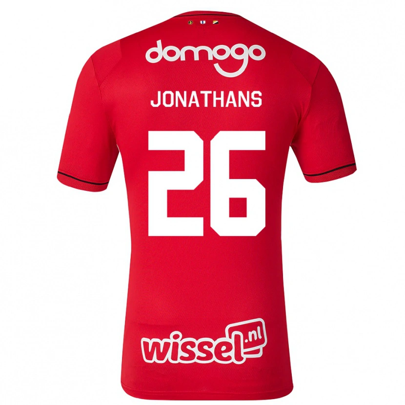 Danxen Homme Maillot Miliano Jonathans #26 Rouge Blanc Noir Tenues Domicile 2026/27 T-Shirt