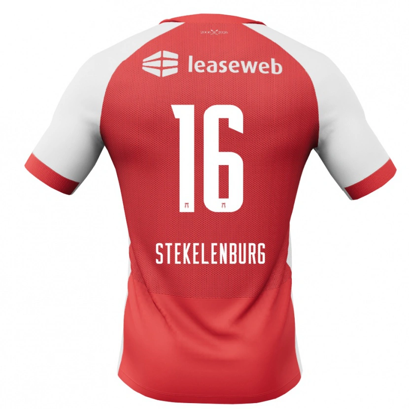 Danxen Homme Maillot Sem Stekelenburg #16 Rouge Blanc Noir Tenues Domicile 2026/27 T-Shirt