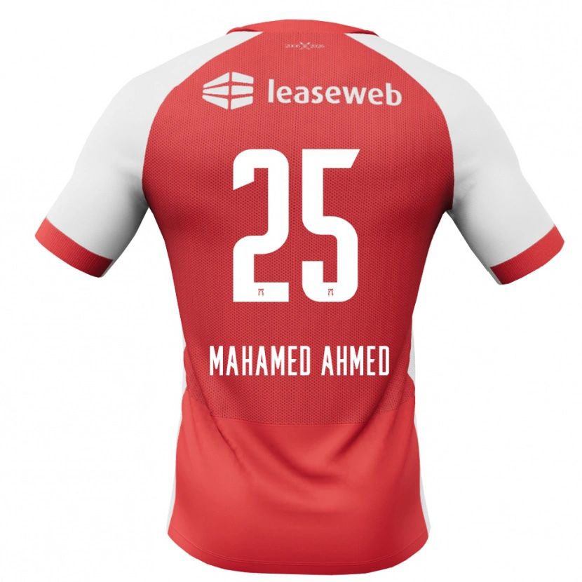 Danxen Homme Maillot Nuur Mahamed Ahmed #25 Rouge Blanc Noir Tenues Domicile 2026/27 T-Shirt