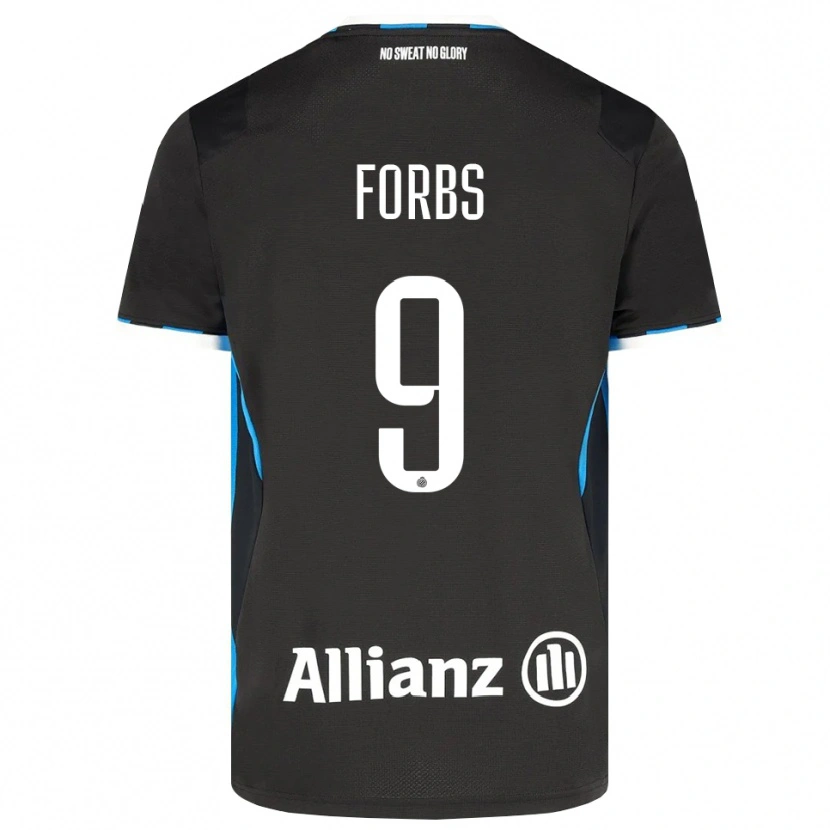 Danxen Homme Maillot Carlos Forbs #9 Noir Rouge Bleu Tenues Domicile 2026/27 T-Shirt