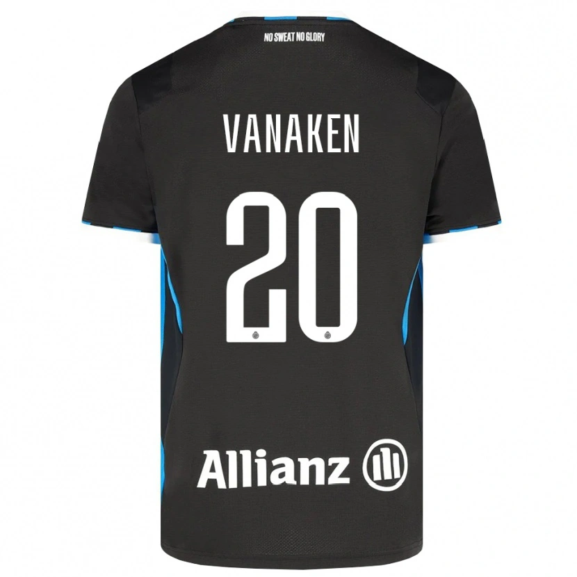 Danxen Homme Maillot Hans Vanaken #20 Noir Rouge Bleu Tenues Domicile 2026/27 T-Shirt