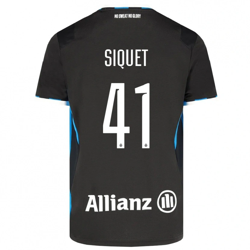 Danxen Homme Maillot Hugo Siquet #41 Noir Rouge Bleu Tenues Domicile 2026/27 T-Shirt