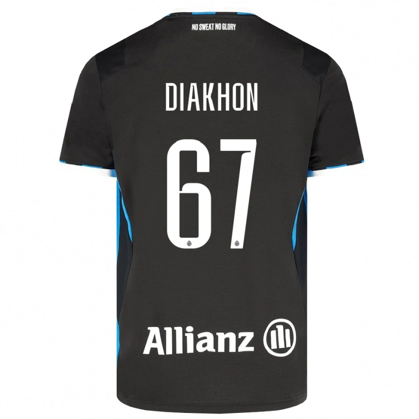 Danxen Homme Maillot Mamadou Diakhon #67 Noir Rouge Bleu Tenues Domicile 2026/27 T-Shirt