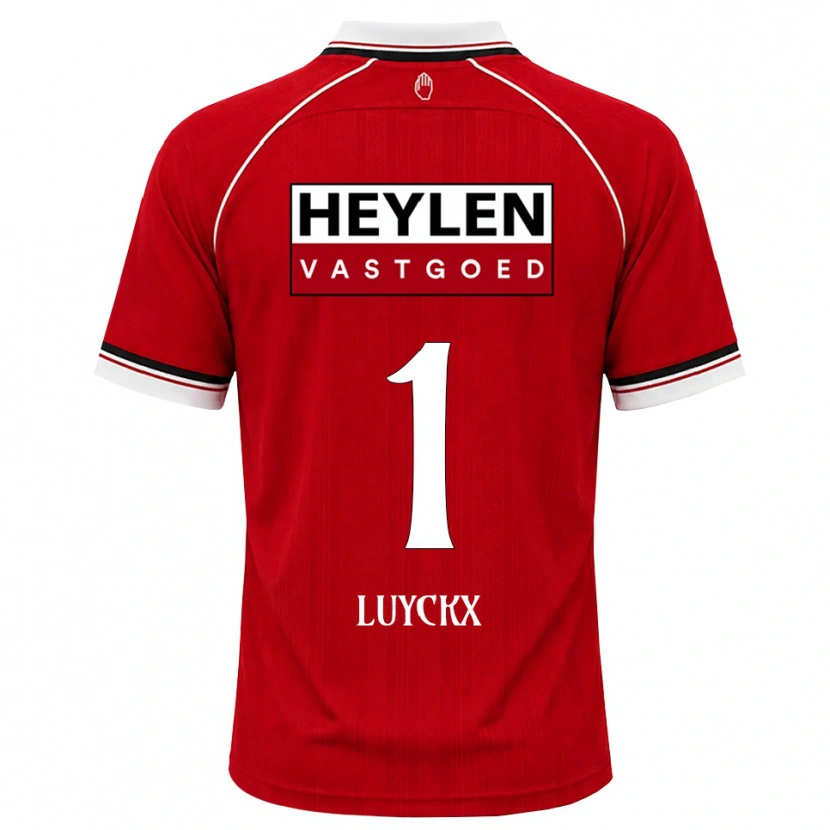 Danxen Homme Maillot Vic Luyckx #1 Rouge Blanc Noir Tenues Domicile 2026/27 T-Shirt