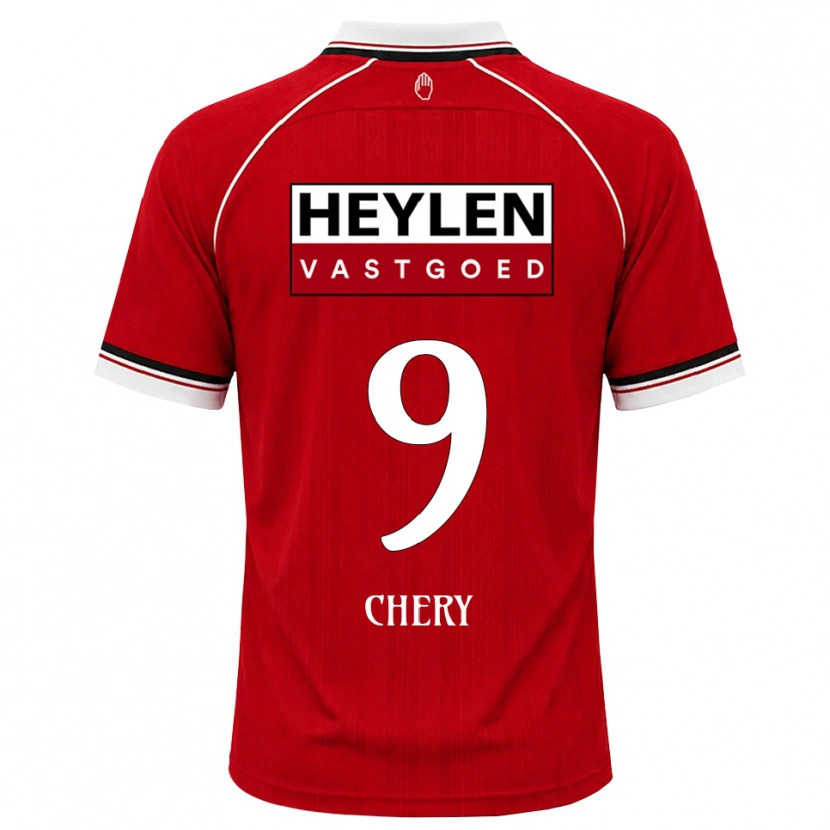 Danxen Homme Maillot Tjaronn Chery #9 Rouge Blanc Noir Tenues Domicile 2026/27 T-Shirt