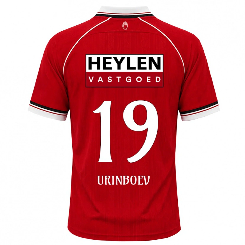 Danxen Homme Maillot Mukhammadali Urinboev #19 Rouge Blanc Noir Tenues Domicile 2026/27 T-Shirt