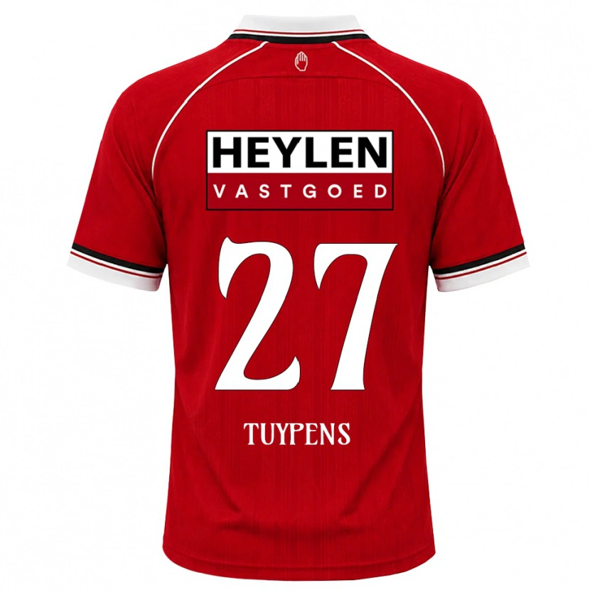 Danxen Homme Maillot Eran Tuypens #27 Rouge Blanc Noir Tenues Domicile 2026/27 T-Shirt