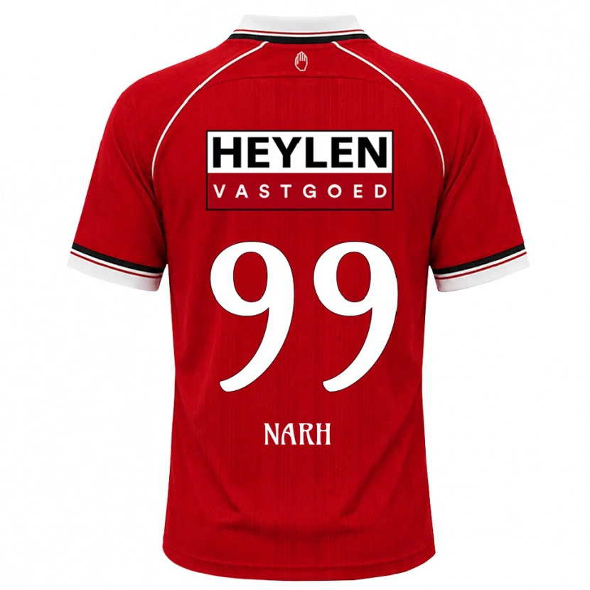 Danxen Homme Maillot Luis Narh #99 Rouge Blanc Noir Tenues Domicile 2026/27 T-Shirt
